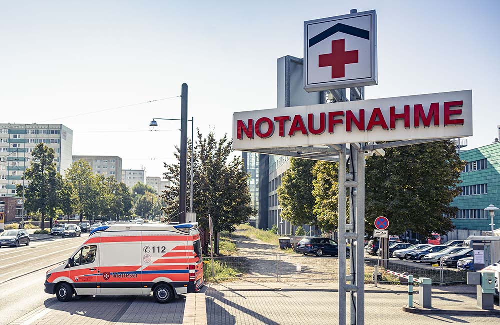 Zentrale Notaufnahme der Universitätsmedizin in Magdeburg